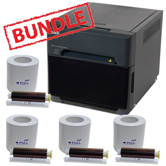 DNP QW410 Ultra Compact Color Photo Printer with 4 Print Kits