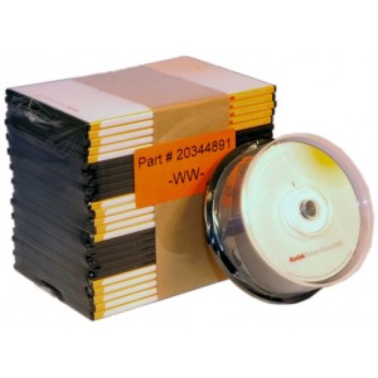 Kodak Picture Movie DVDs for use in Kodak Kiosks,   25 CD pack with 25 slim jewel cases