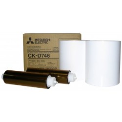 Mitsubishi D70 / D707 / D90 4x6" Print Kit (CK-D746)  Mitsubishi D70 / D707 / D90 4x6" Print Kit (CK-D746)