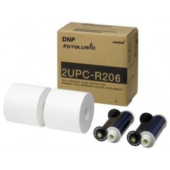 DNP / Sony UP-DR200 and UP-CR20L 6x8" Print Kit (2UPCR206) 